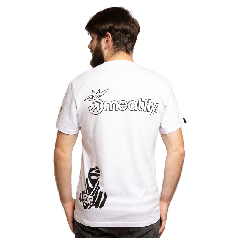 T-shirt Meatfly Big Shock Dakar wit
