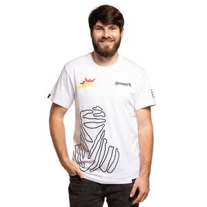 T-shirt Meatfly Big Shock Dakar wit