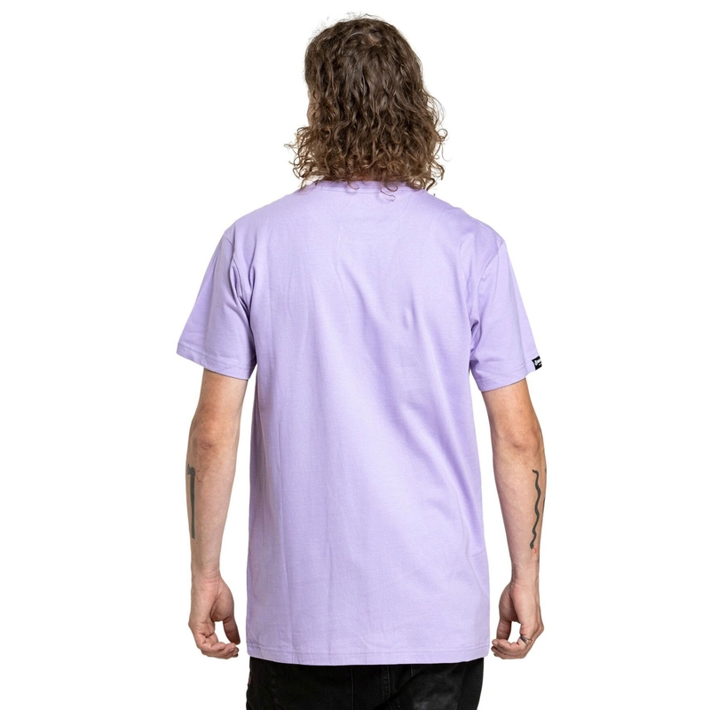 T-shirt Meatfly Fullface paars