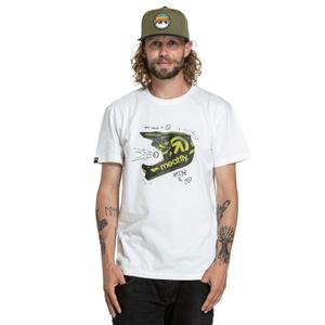 T-shirt Meatfly Fullface wit