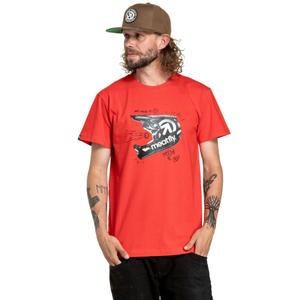 T-shirt Meatfly Fullface rood
