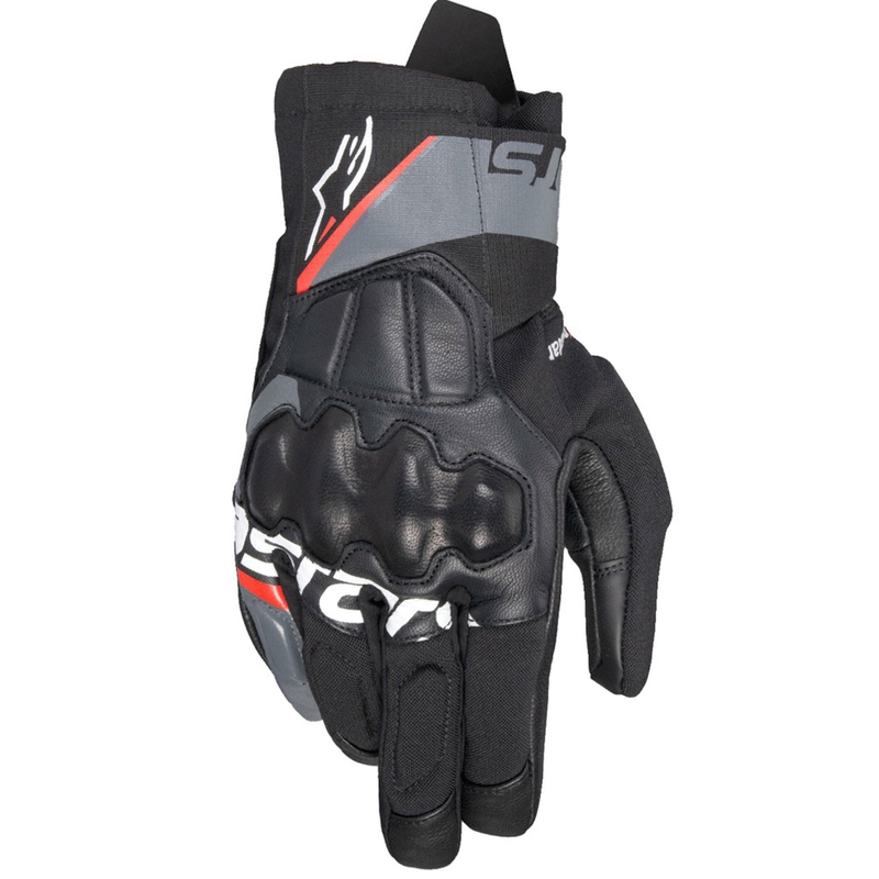 Alpinestars Corozal 3 Drystar zwart-grijs-fluorode Motorhandschoen