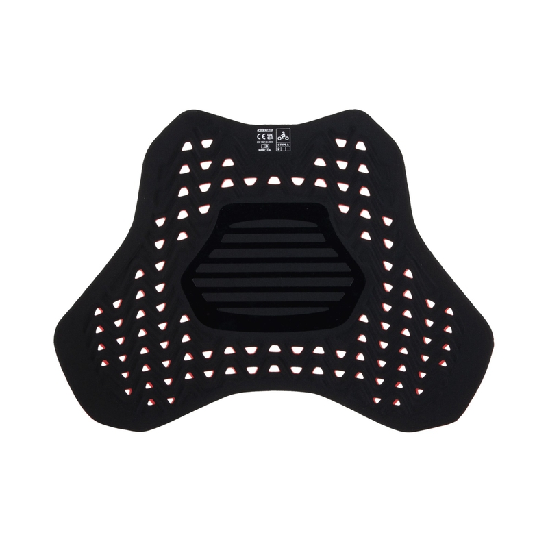 Alpinestars Nucleon Plasma Racing Borstbeschermer met klittenband Rood en Zwart
