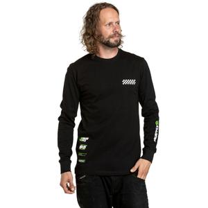 T-shirt lange mouw Meatfly Appex zwart