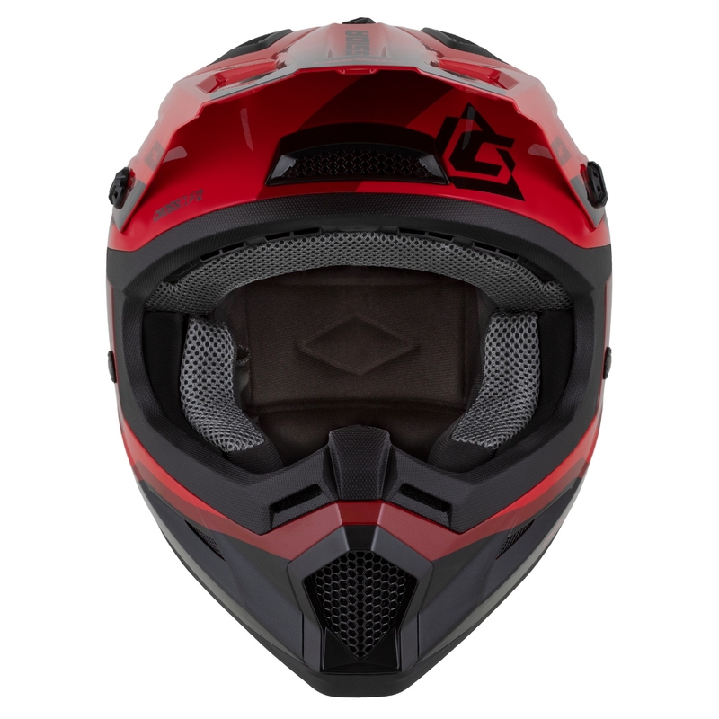Cassida Cross Cup 2 Napa rood parel-paars-zwarte motorcrosshelm