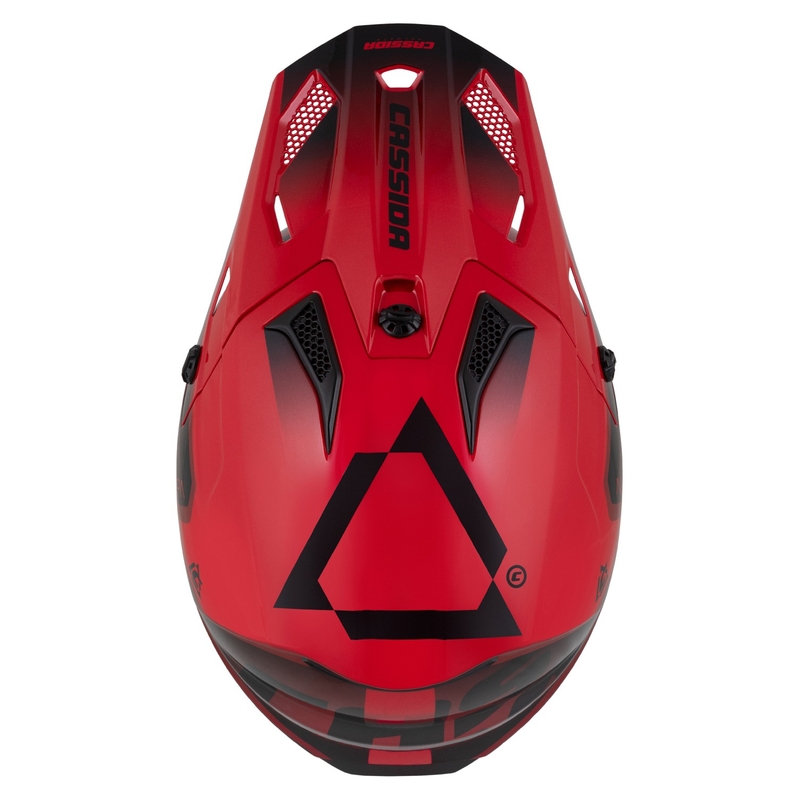 Cassida Cross Cup 2 Napa rood parel-paars-zwarte motorcrosshelm