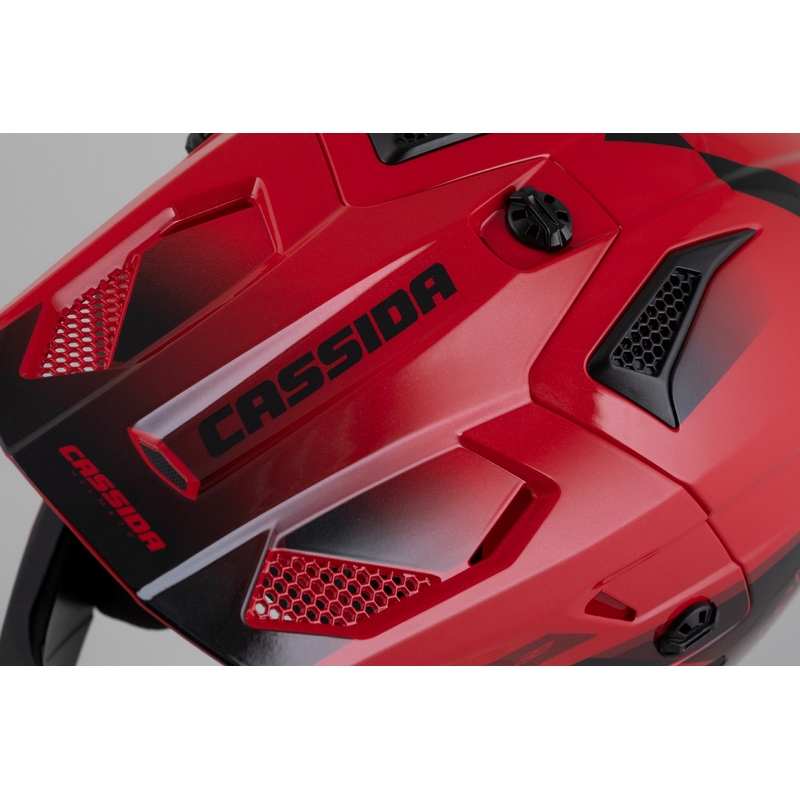 Cassida Cross Cup 2 Napa rood parel-paars-zwarte motorcrosshelm