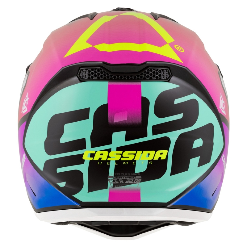 Motorcrosshelm Cassida Cross Cup 2 Napa parel multicolor