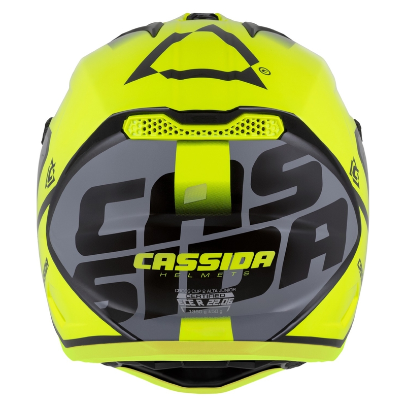 Cassida Cross Cup 2 Napa fluo geel-zwart-grijs parel