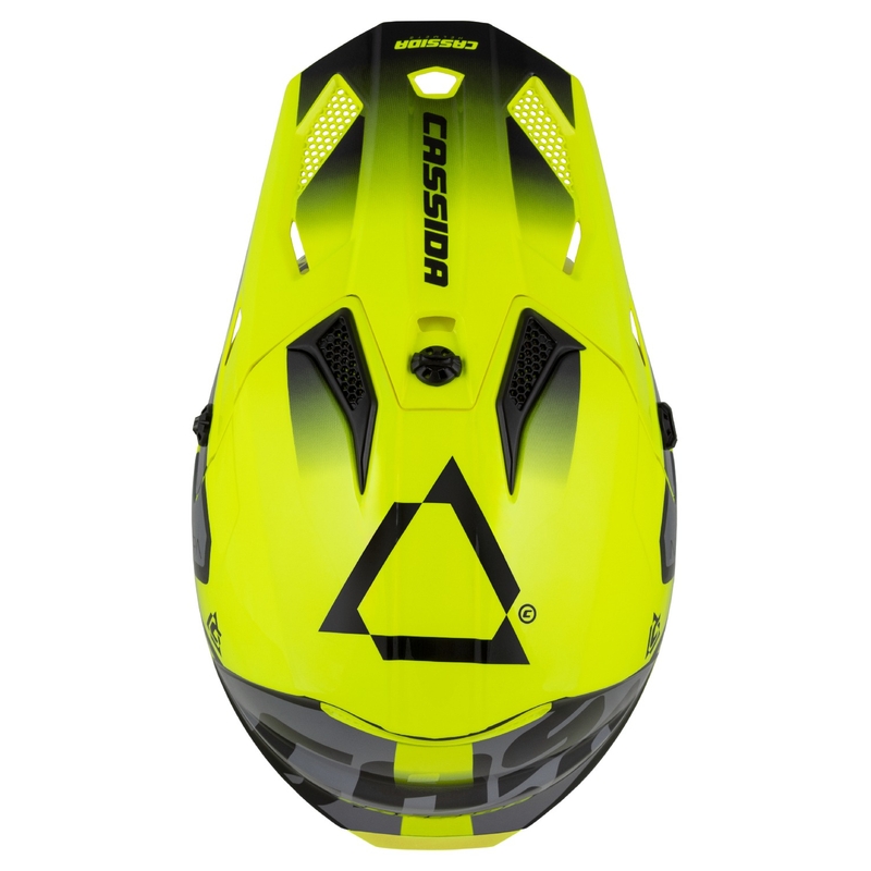Cassida Cross Cup 2 Napa fluo geel-zwart-grijs parel