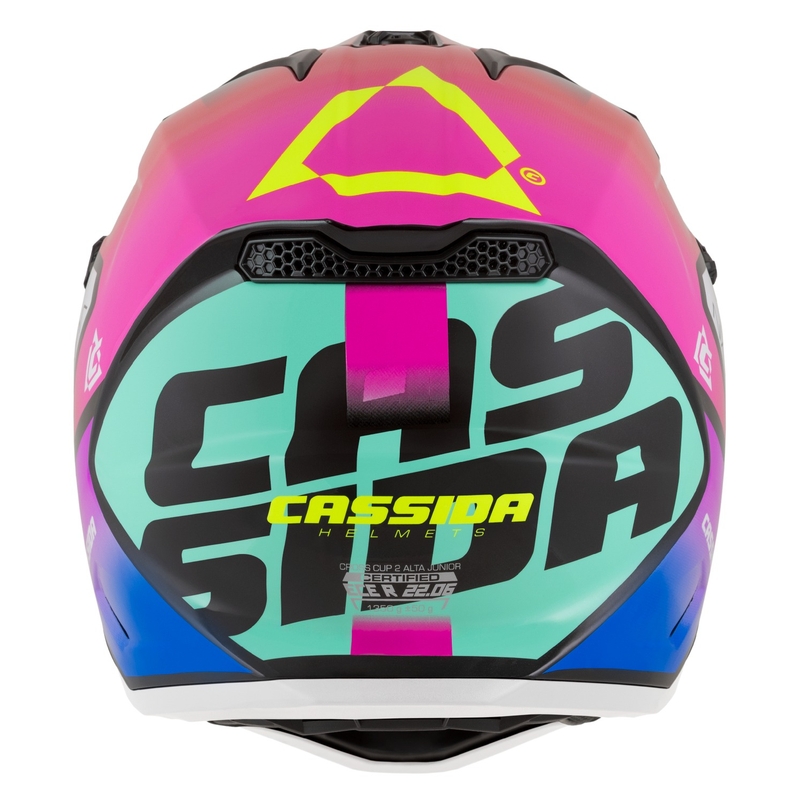 Cassida Cross Cup 2 Napa Pearl Multicolor Kinder Motorhelm