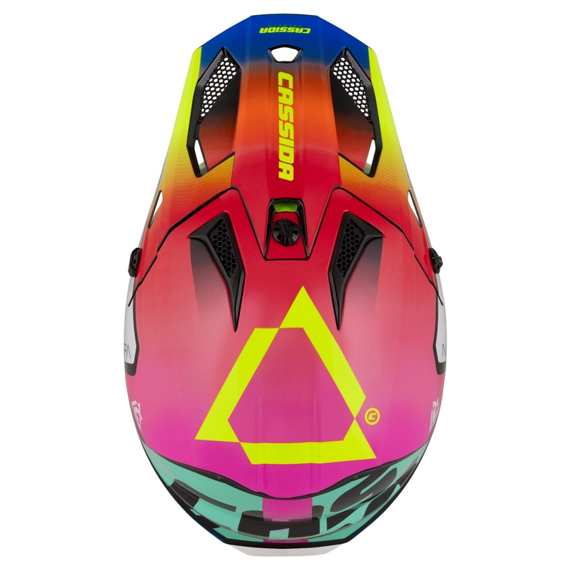 Cassida Cross Cup 2 Napa Pearl Multicolor Kinder Motorhelm