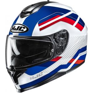 Integraal motorhelm HJC C70N Belis MC21 wit-blauw-rood