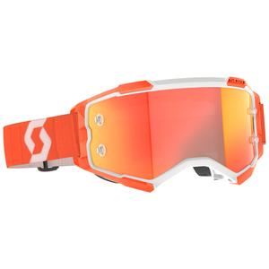 Motorcrossbril SCOTT Fury CH oranje met oranje gespiegeld plexi