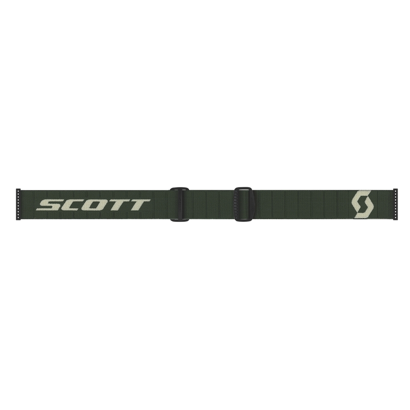 Motorcrossbril SCOTT Fury LS kaki met grijs plexi