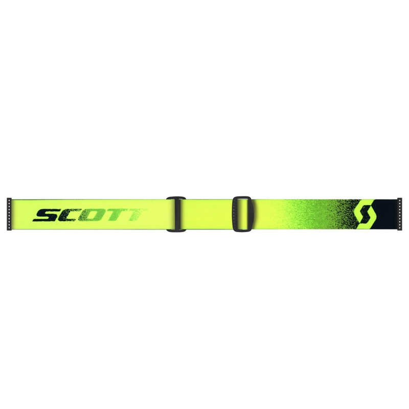 Motorcrossbril SCOTT Fury WFS fluogroen-geel met helder plexi
