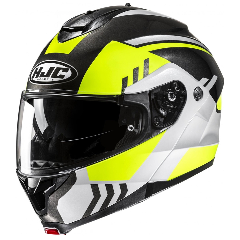 Flip-up motorhelm HJC C91N Kaon MC3H fluo geel-zwart-grijs