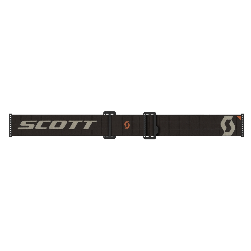 Motorcrossbril SCOTT Prospect 2.0 AMP donkerbruin-beige met gouden plexi