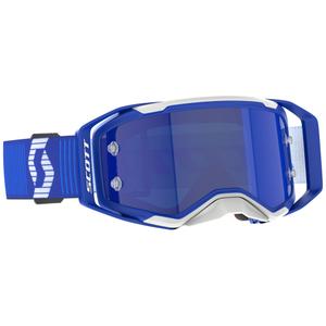 Motorcrossbril SCOTT Prospect 2.0 blauw en wit met blauw spiegelglas