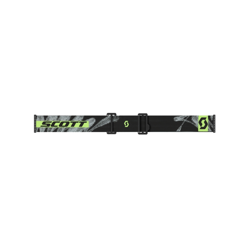 Motorcrossbril SCOTT Prospect 2.0 zwart-fluogeel met gele spiegelende lens