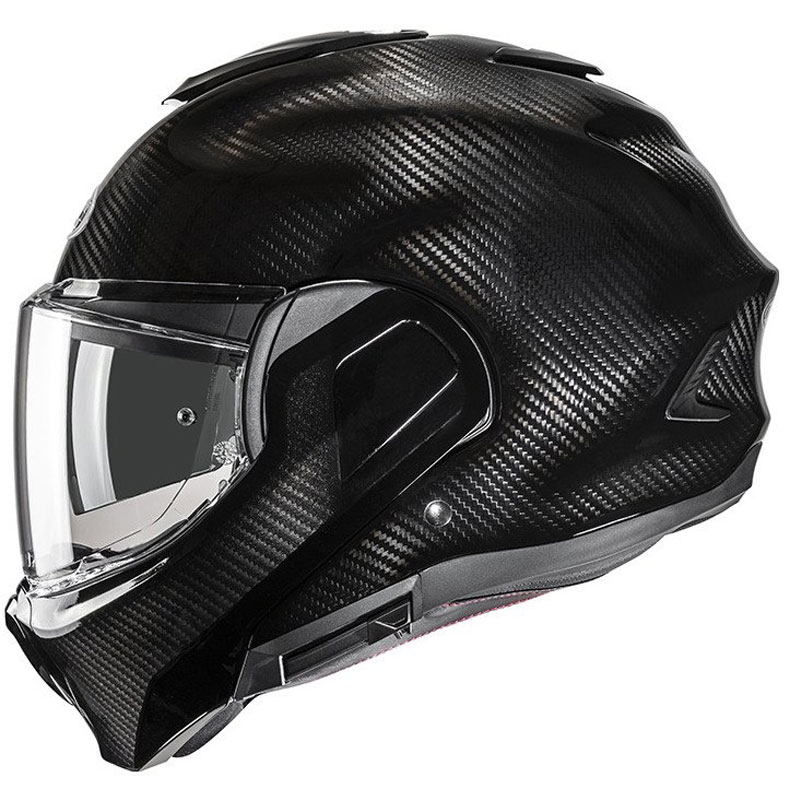 HJC F100 Carbon Zwart Opvouwbare Motorhelm