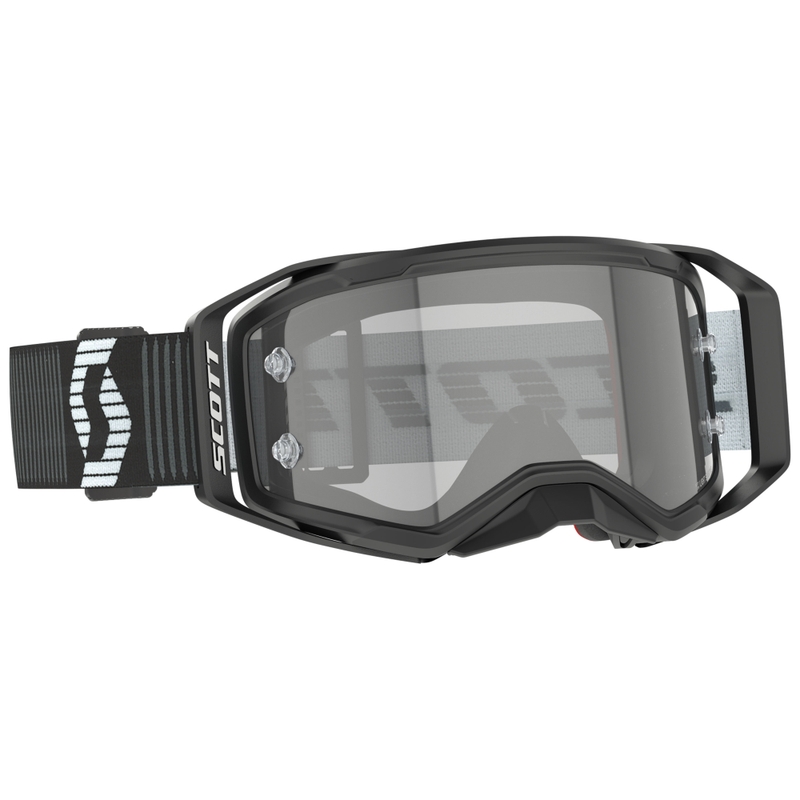 Motorcrossbril SCOTT Prospect 2.0 LS zwart-wit met lichtgevoelig plexi