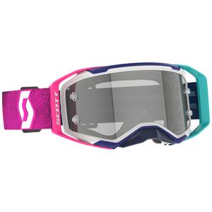 Motorcrossbril SCOTT Prospect 2.0 LS blauw-roze met lichtgevoelige plexi