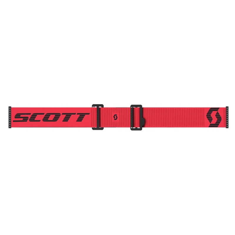 Motorcrossbril SCOTT Prospect 2.0 rood-zwart met zilver plexi