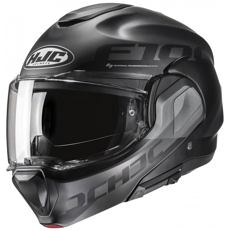 HJC F100 Hetal MC5SF zwart-grijze opklapbare motorhelm
