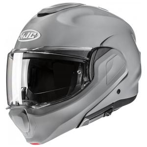HJC F100 Solid grijs opklapbare motorhelm