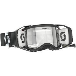 Motorcrossbril SCOTT Prospect 2.0 WFS zwart/wit met helder plexi