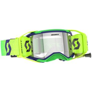 Motorcrossbril SCOTT Prospect 2.0 WFS paars-fluogeel met heldere plexi