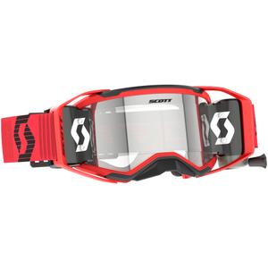 Motorcrossbril SCOTT Prospect 2.0 WFS rood-zwart met heldere plexi