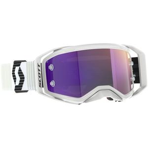 Motorcrossbril SCOTT Prospect 2.0 wit-zwart met paarse plexi