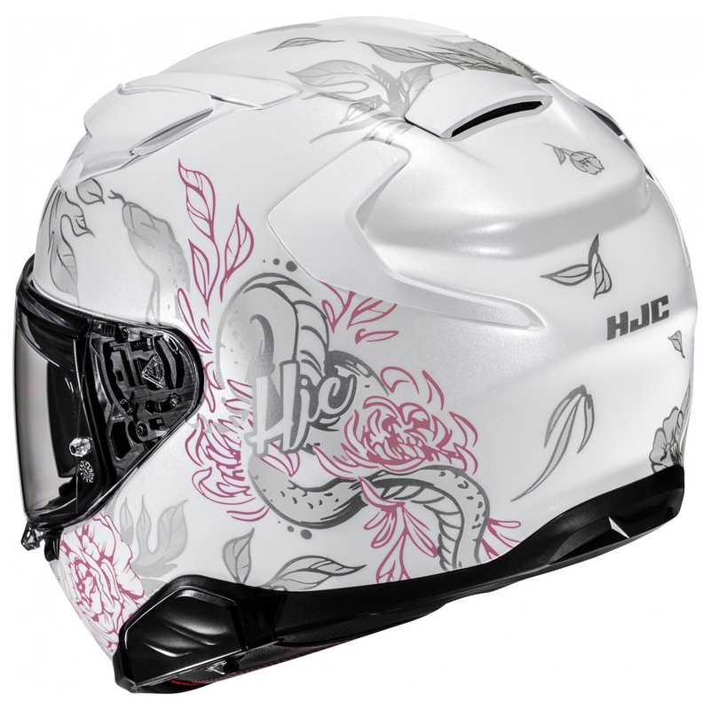 Integraalhelm HJC F71 Eliz MC8 wit-grijs