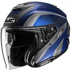 Open motorhelm HJC i31 Reno MC2 grijs-blauw