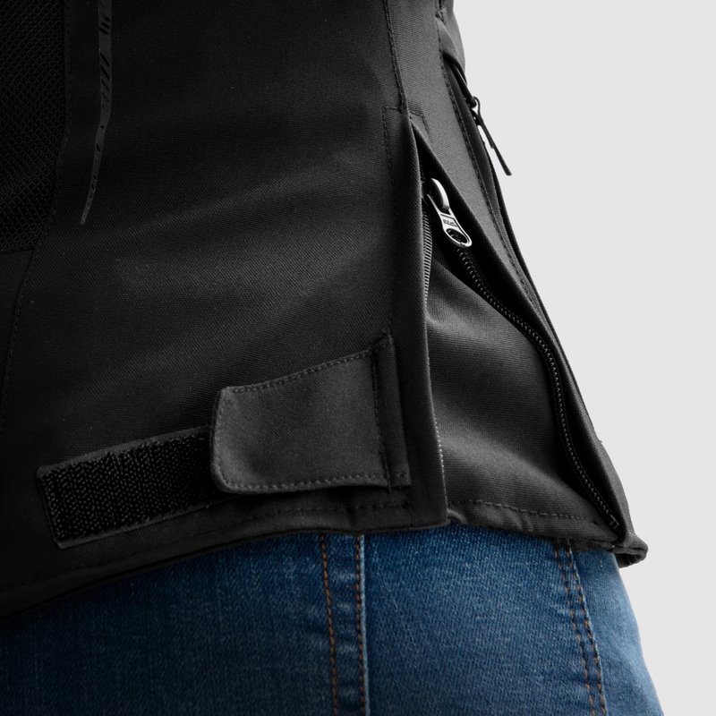 Dames motorjack Rebelhorn Jax zwart