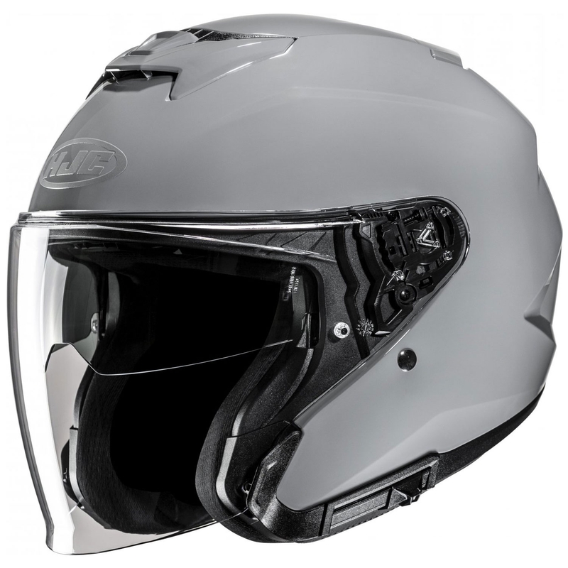 Open motorhelm HJC i31 effen grijs
