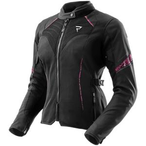 Rebelhorn Jax zwart met roze motorjack voor dames