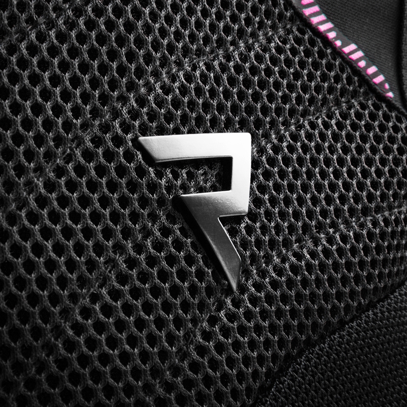 Rebelhorn Jax zwart met roze motorjack voor dames