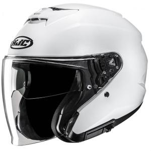 HJC i31 Solid Open Motorhelm Parelmoer Wit