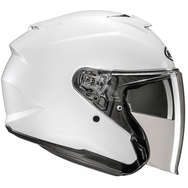 HJC i31 Solid Open Motorhelm Parelmoer Wit
