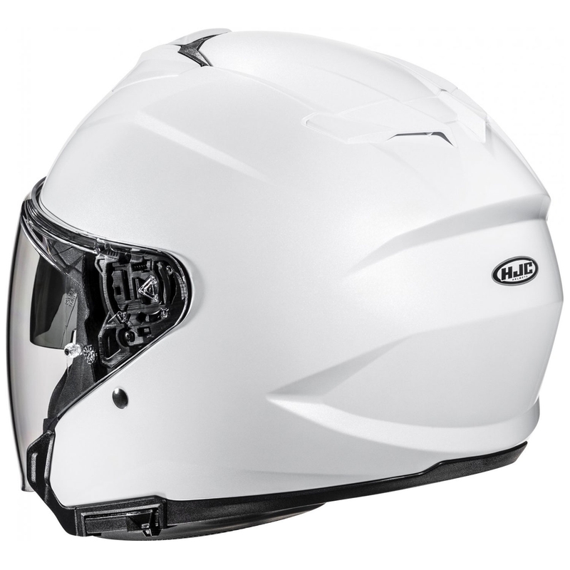 HJC i31 Solid Open Motorhelm Parelmoer Wit