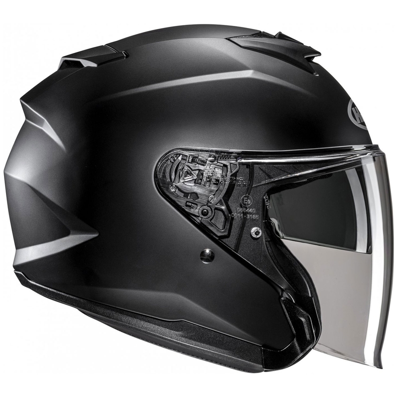 HJC i31 Solid Semi Flat Open Helm Zwart