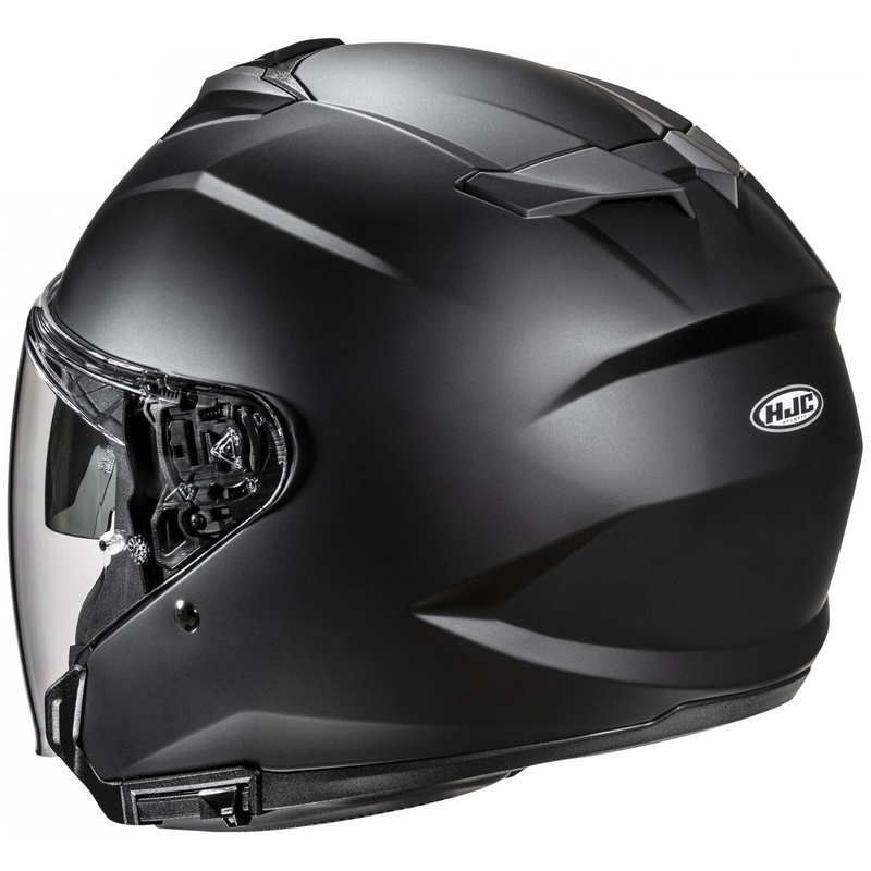 HJC i31 Solid Semi Flat Open Helm Zwart