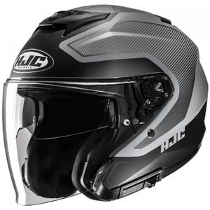 Open motorhelm HJC i31 Tevis MC5SF grijs-zwart