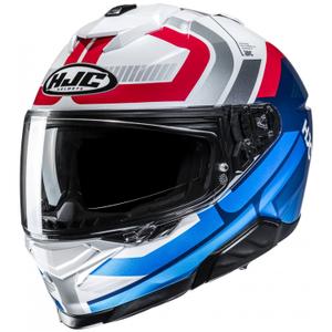 Integraal motorhelm HJC i71 Viz MC21 wit-blauw-rood