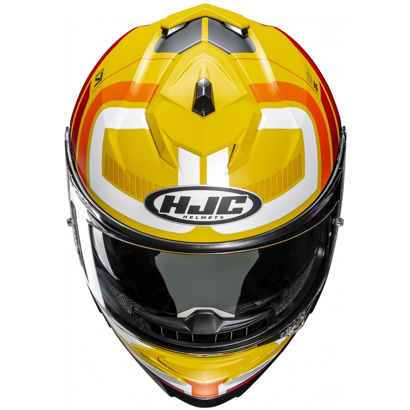 Integraalhelm HJC i71 Viz MC3SF geel-rood-zwart