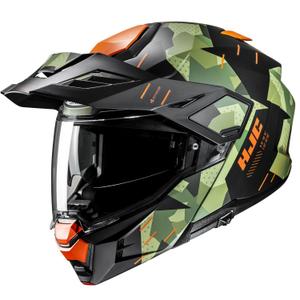 Opvouwbare motorhelm HJC i80 Roki MC47SF groen-zwart