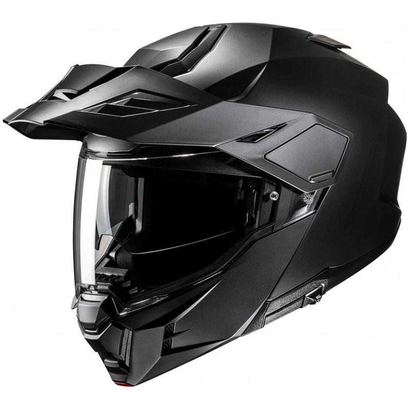 HJC i80 Solid Semi Flat flip-up motorhelm zwart